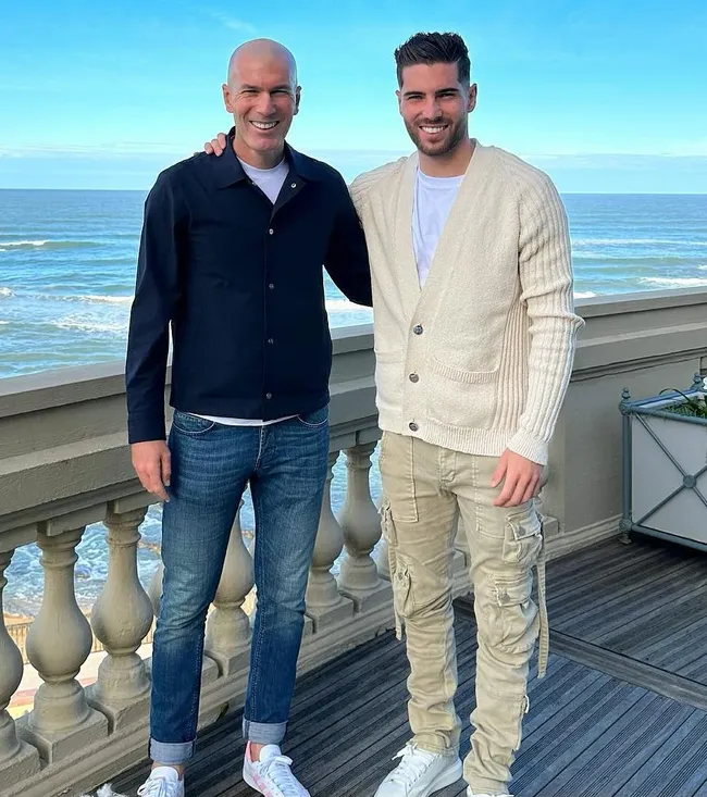 Sizou y Luca. Foto IG Luca Zidane.
