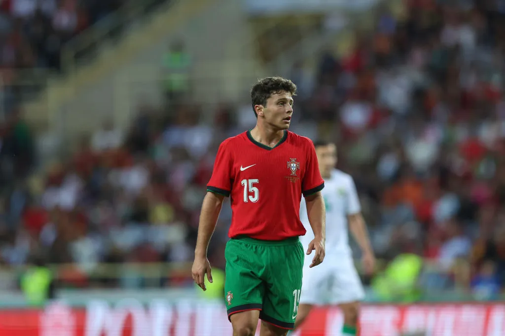 Joao Neves en la Selección de Portugal.