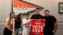 Nicolás Garrido, futbolista de Independiente denunciado por violencia de género.