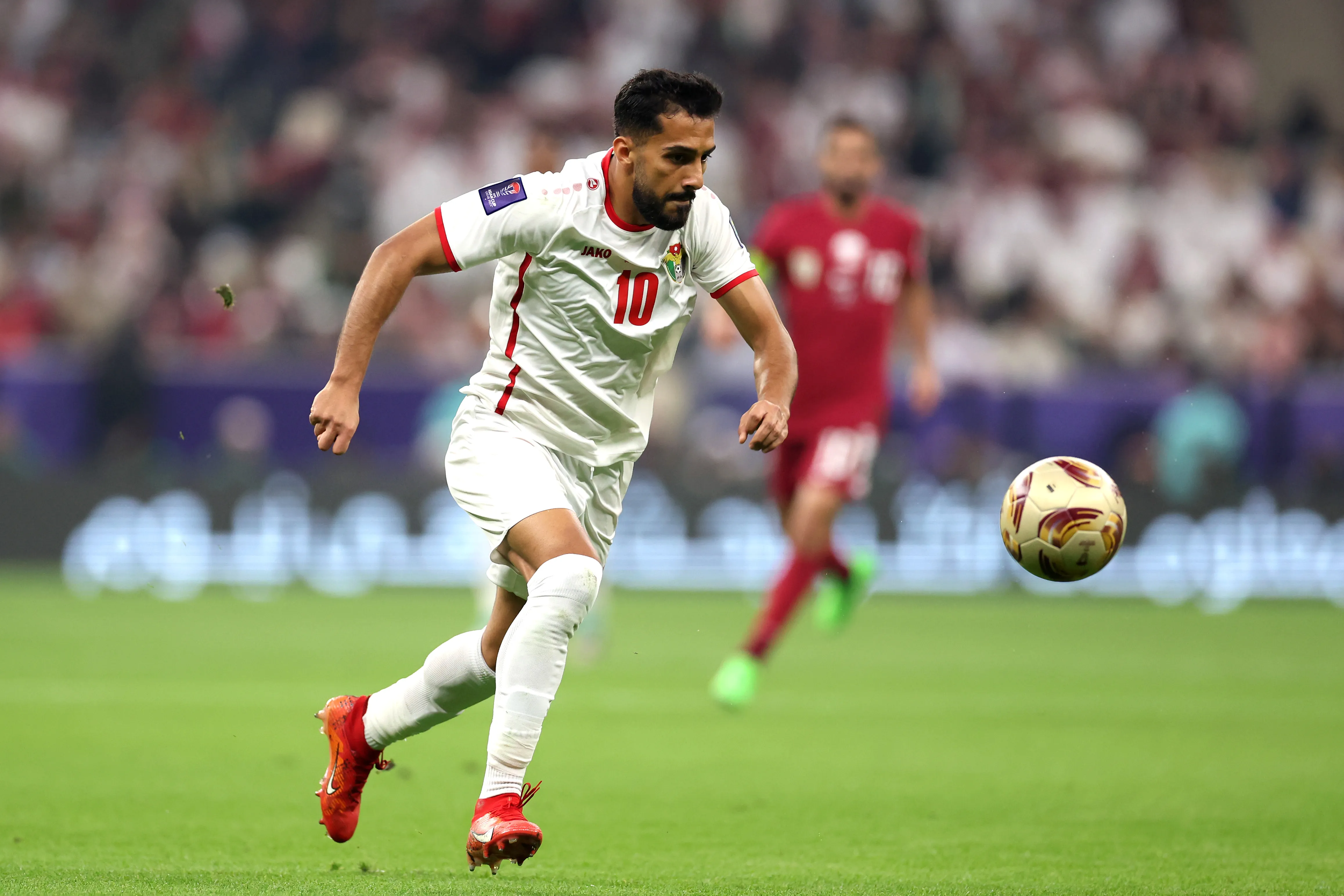 Mousa Al Tamari aportó 7 goles y 2 asistencias a la clasificación de Jordania al Mundial.