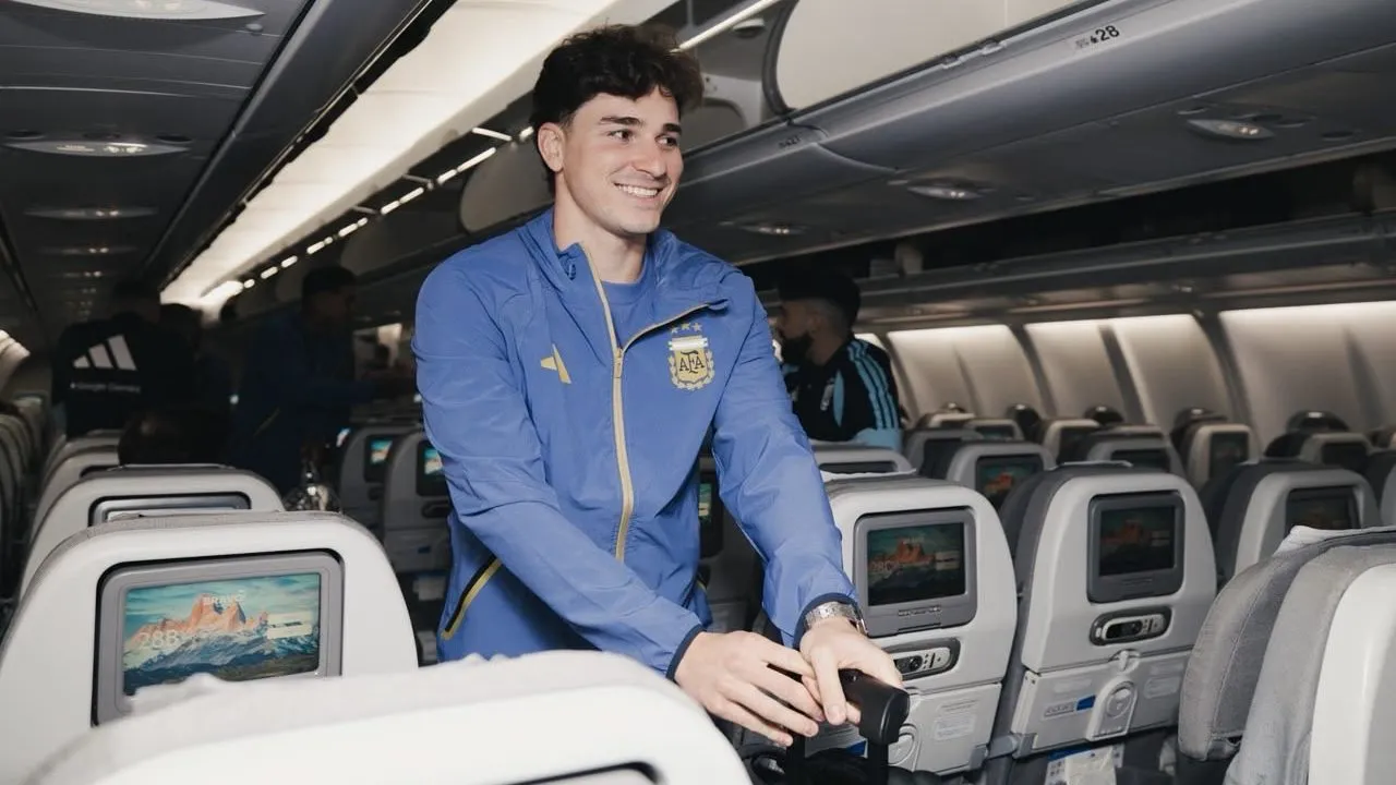 Julián Álvarez, delantero de Argentina.