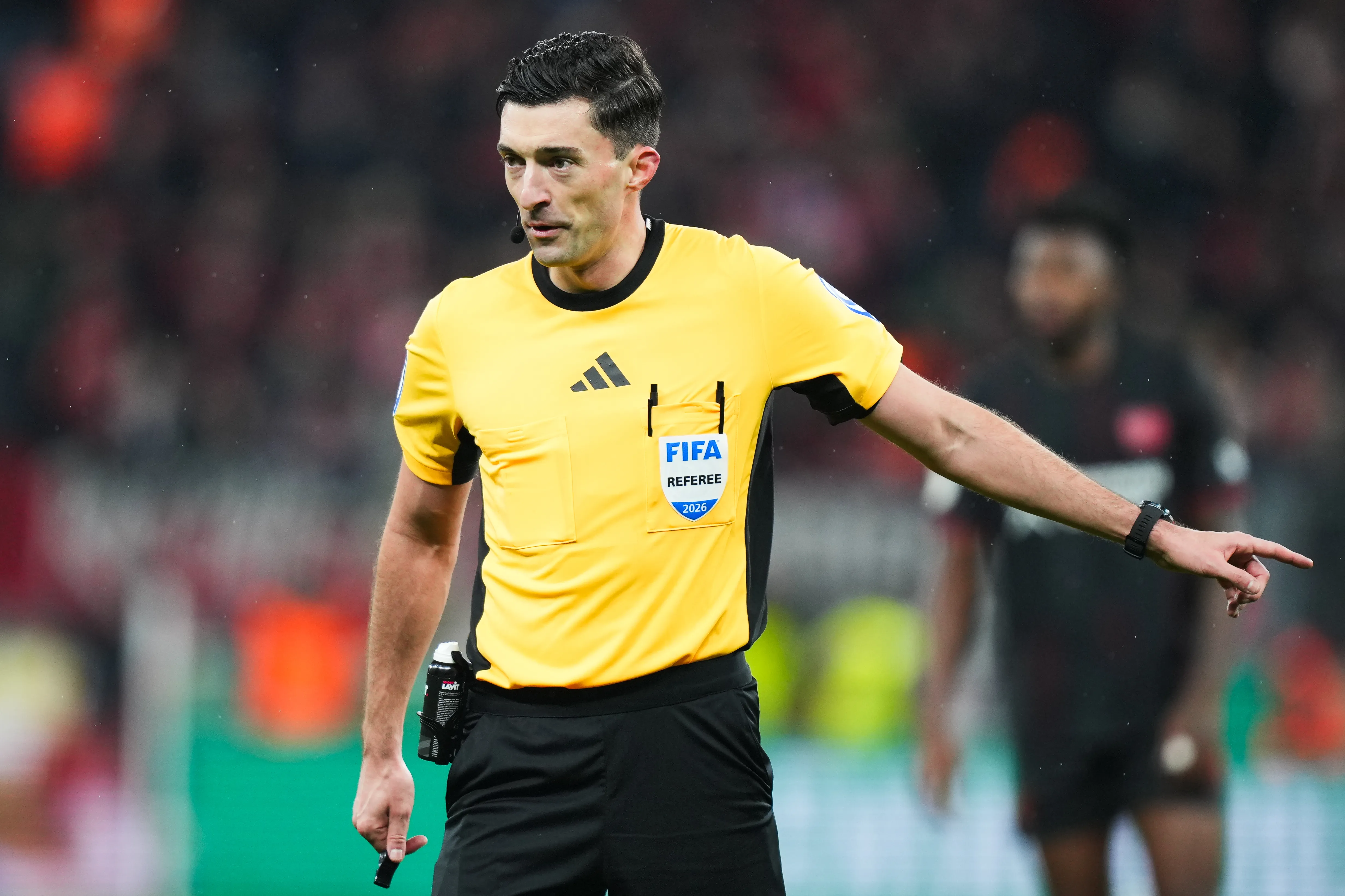 Florian Badstuebner, el árbitro de España - Irak. (Pau Barrena/Getty Images)