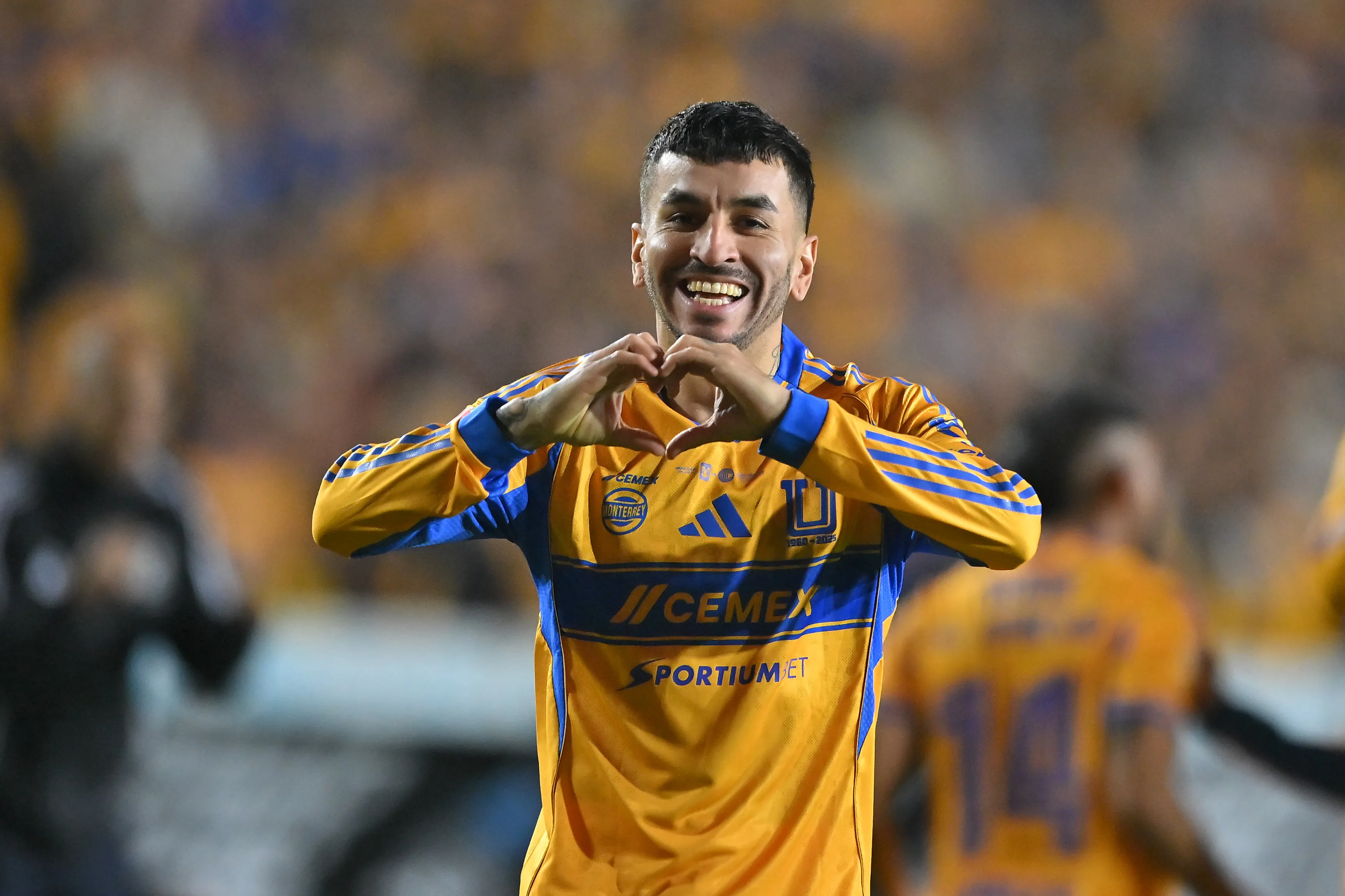 Ángel Correa en Tigres UANL. (Getty Images)