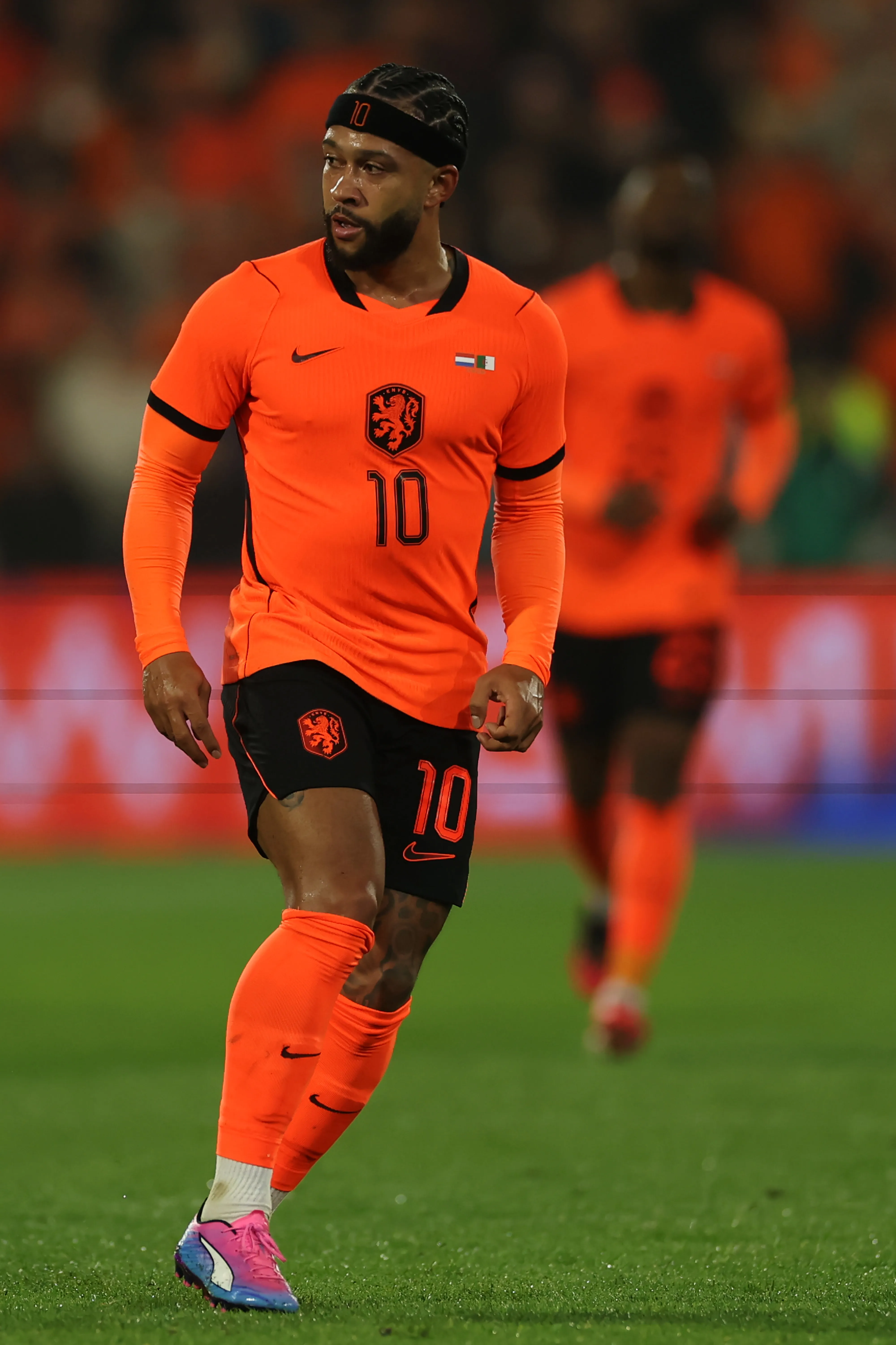 Memphis Depay, delantero de Países Bajos. (Dean Mouhtaropoulos/Getty Images)