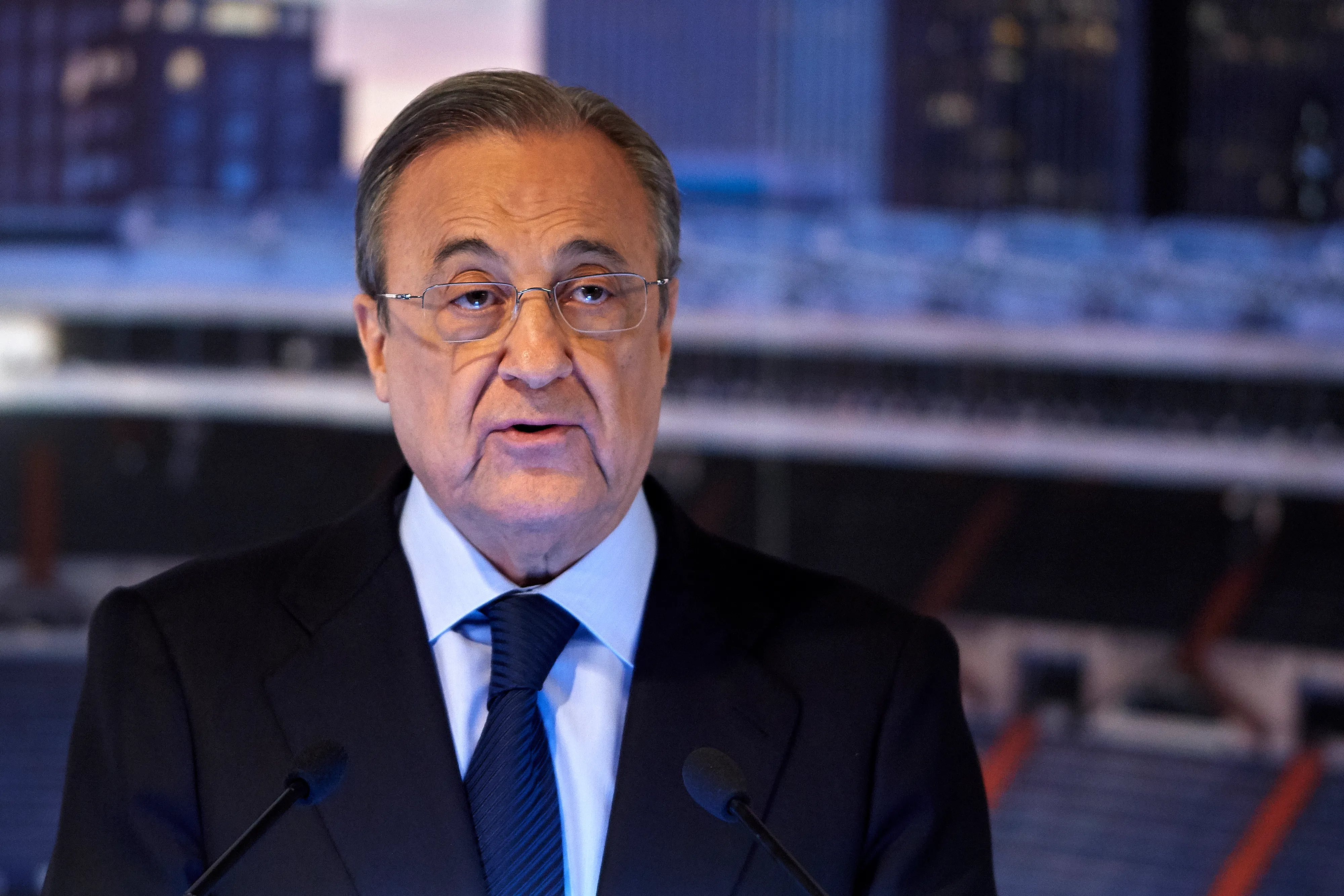 Florentino Pérez, presidente de Real Madrid. (Getty Images)