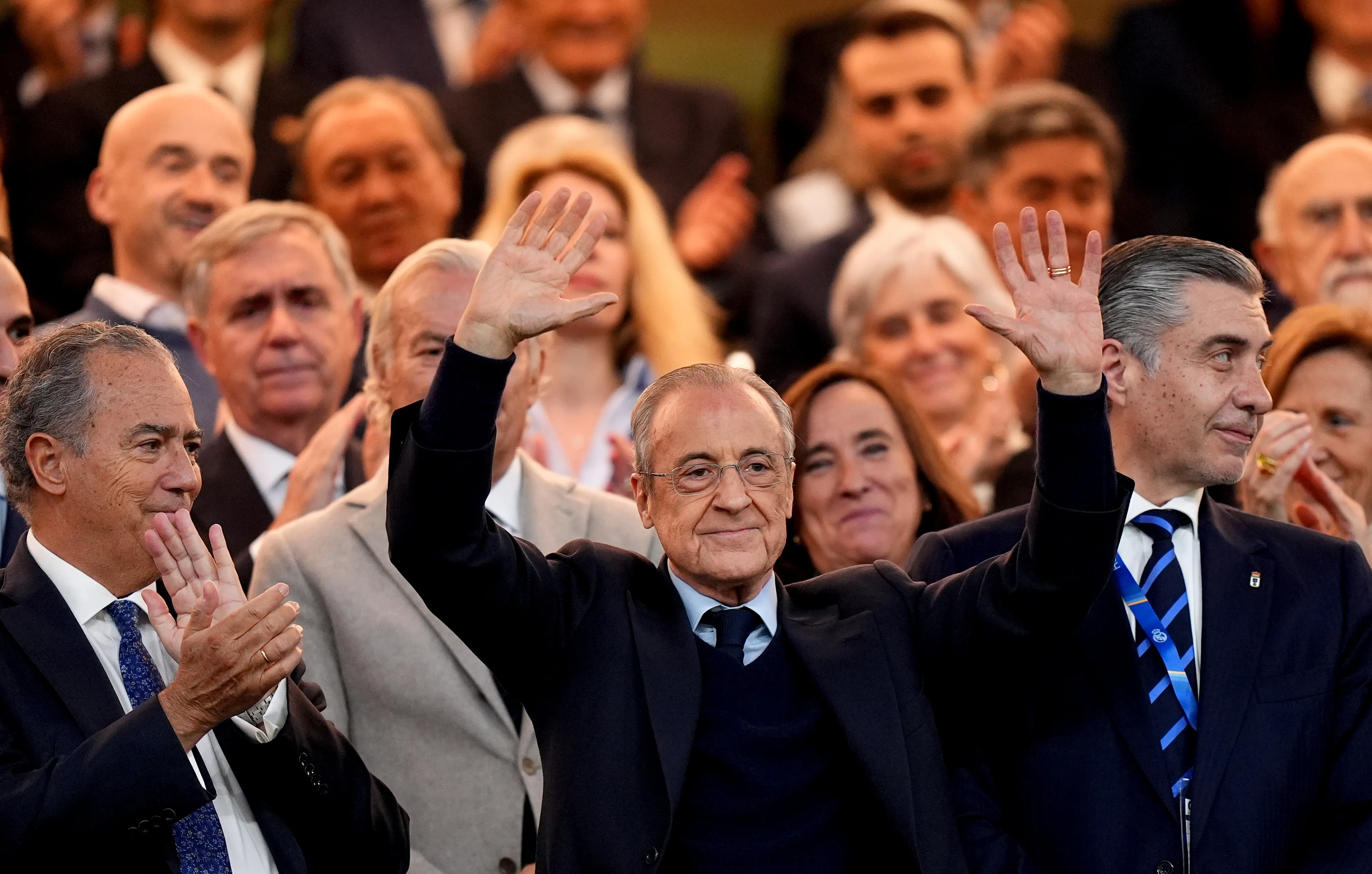 Florentino Pérez, presidente de Real Madrid. (Getty Images)