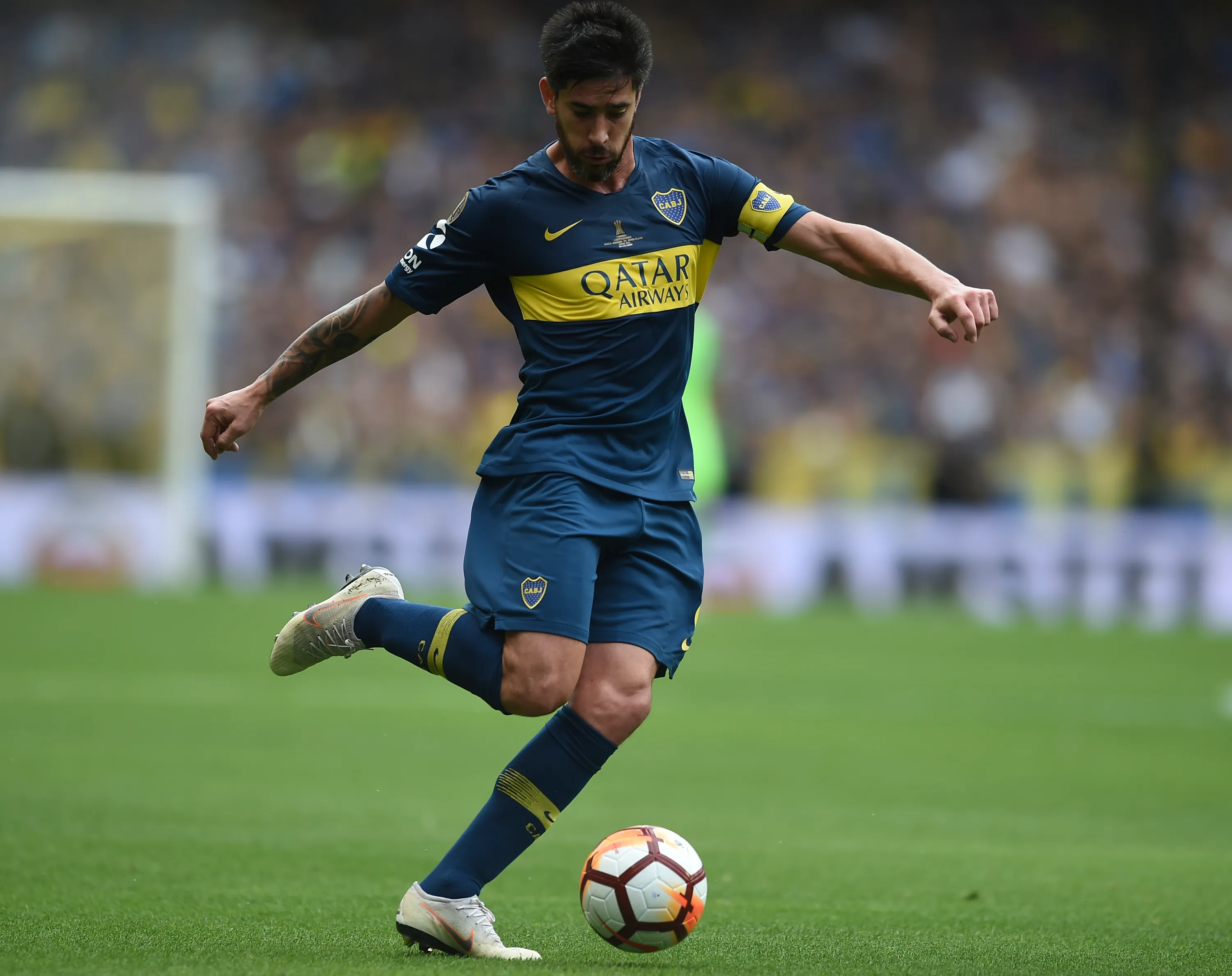 Pablo Pérez con la camiseta de Boca. (Foto: Getty).