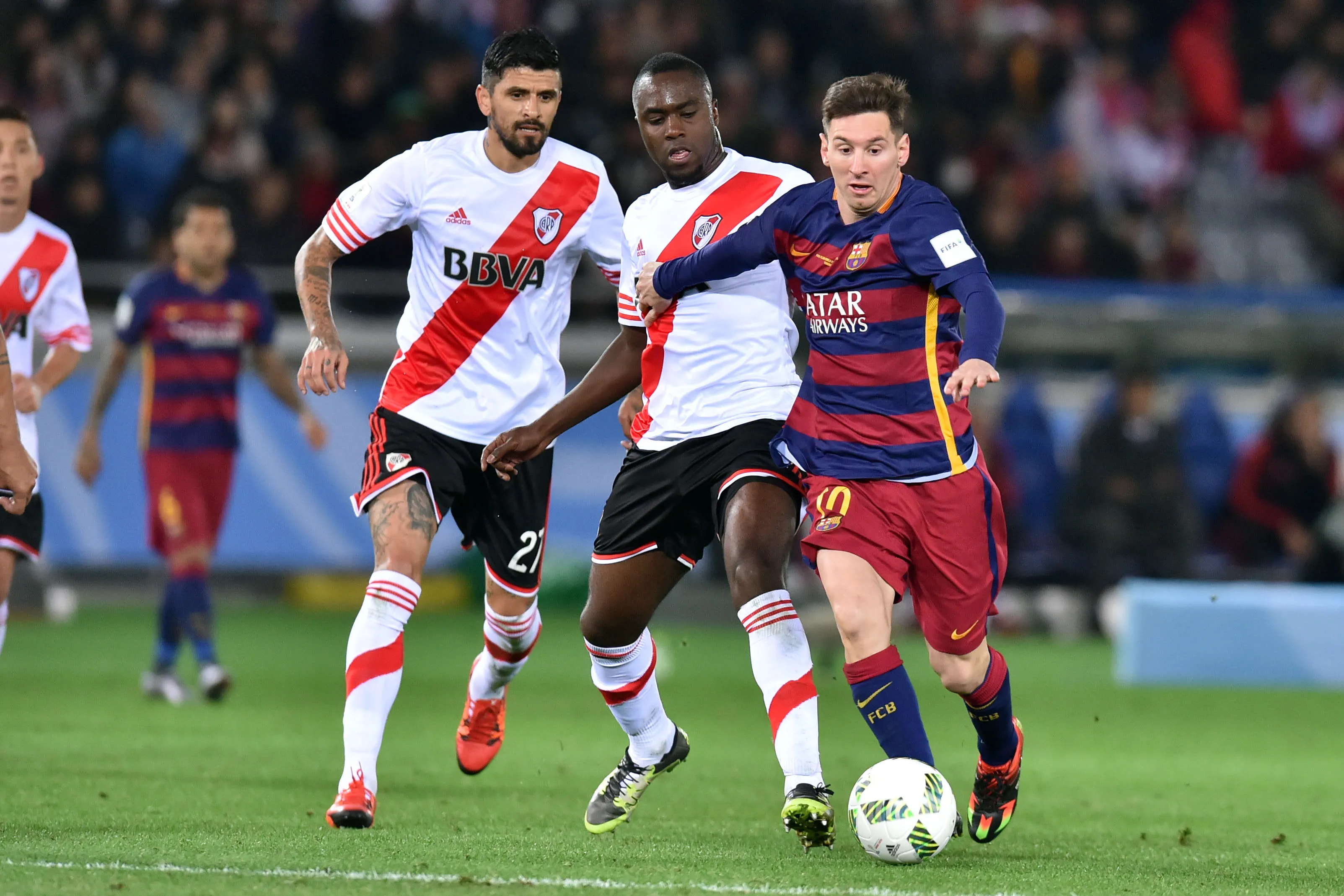 River y Barcleona podrían enfrentarse después de 11 años (Getty Images).