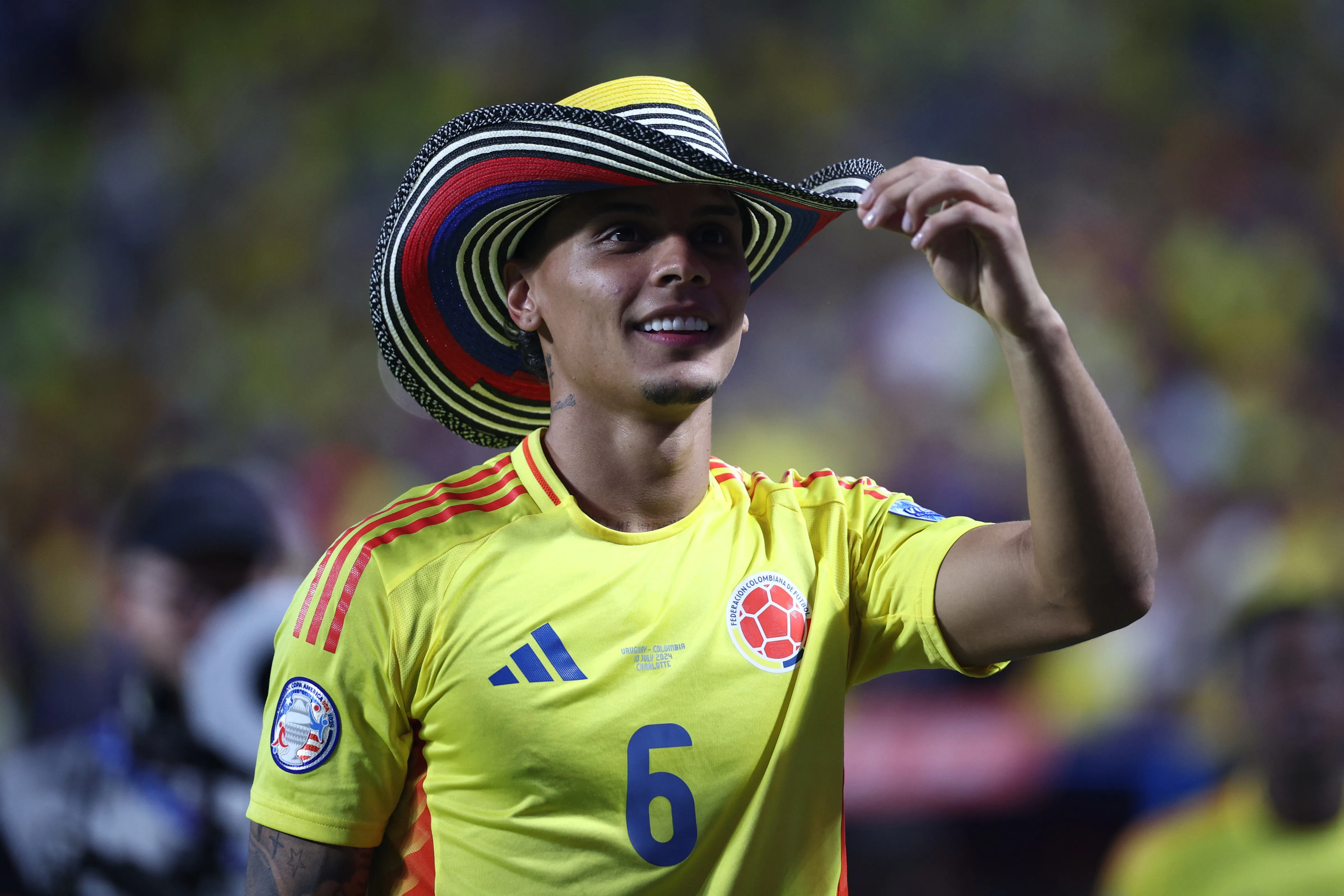 Richard Ríos en la Selección de Colombia. (Getty Images)