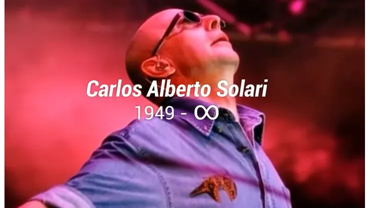 El homenaje de la AFA al Indio Solari tras su fallecimiento.