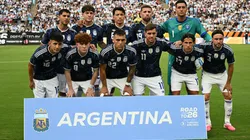 El equipo titular de Argentina ante Honduras por el amistoso internacional.