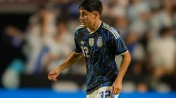 Tomás Aranda, en su debut en la Selección Argentina.