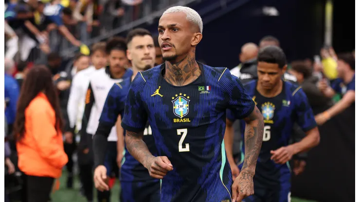 Wesley, defensor desafectado de la Selección de Brasil para el Mundial 2026.