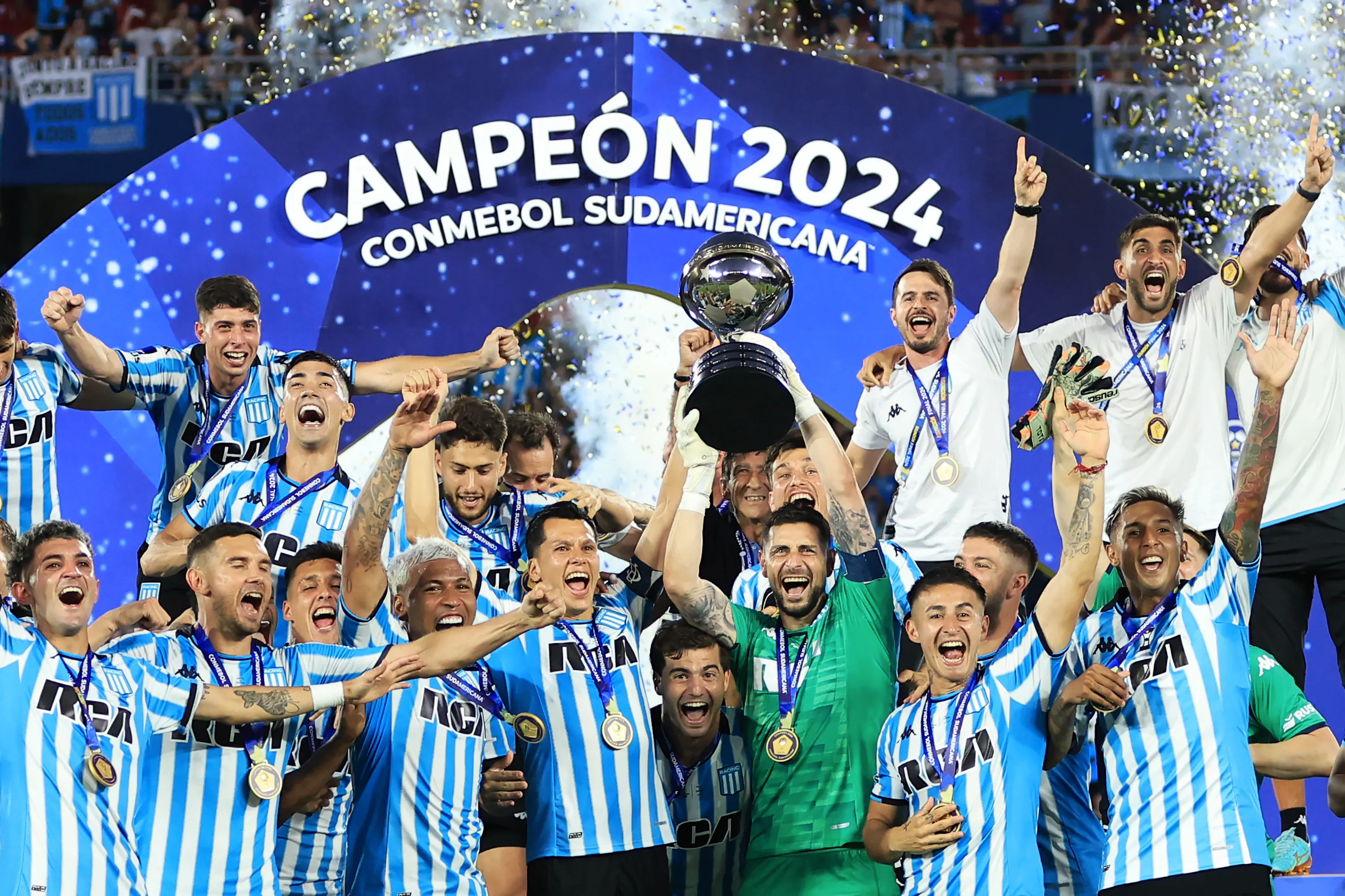 Racing campeón de la Copa Sudamericana 2024. (Getty Images)