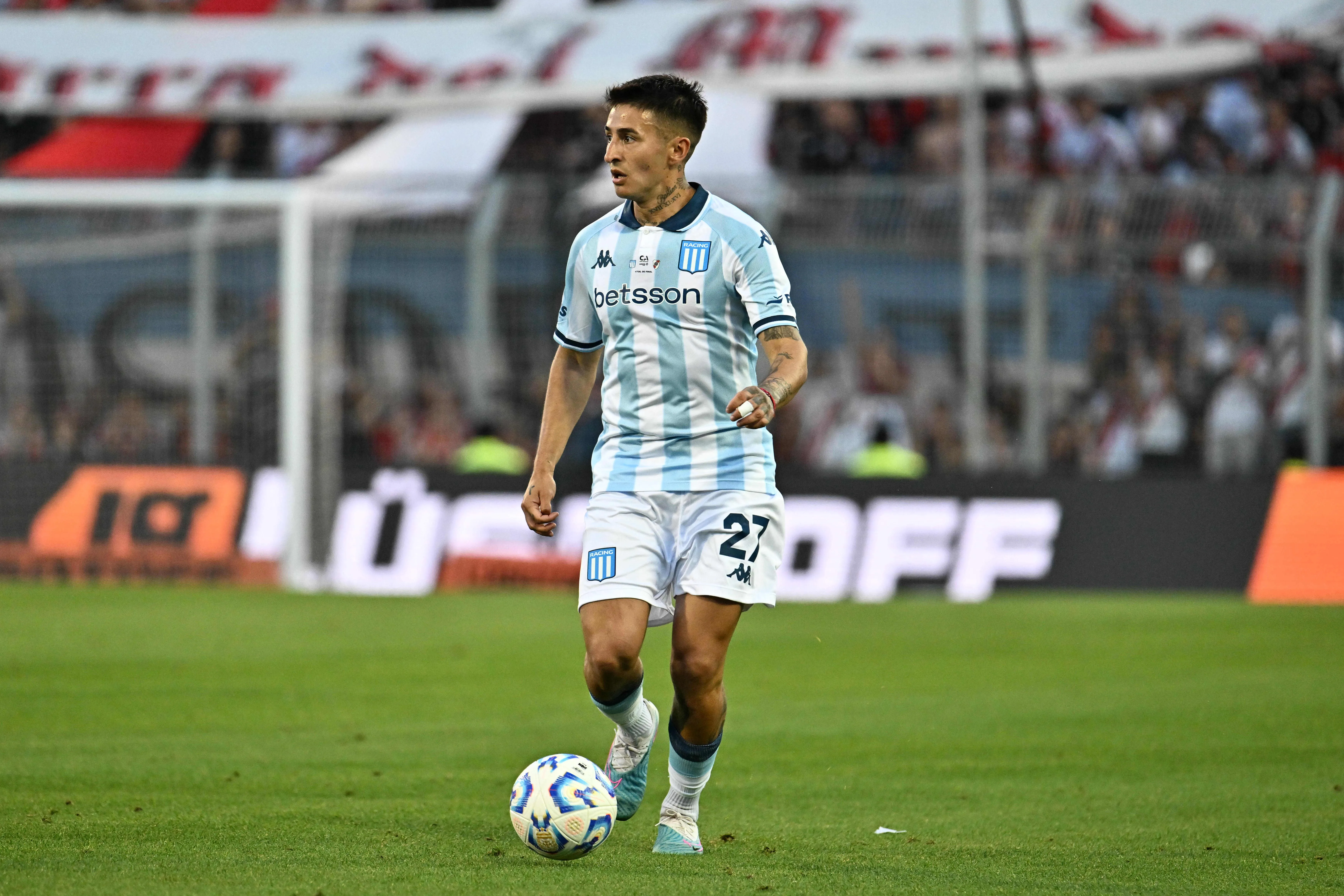Gabriel Rojas, durante su estadía en Racing. (Getty Images)