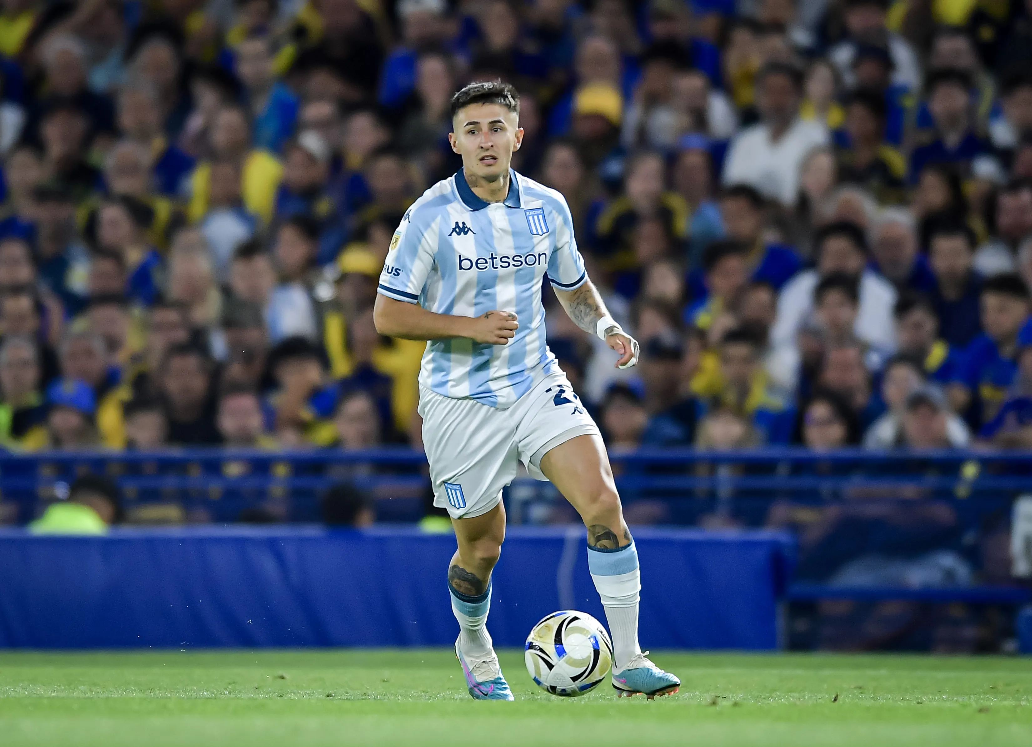Gabriel Rojas, durante su estadía en Racing. (Getty Images)
