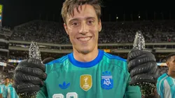 Santiago Beltrán, tras su debut en la Selección Argentina.