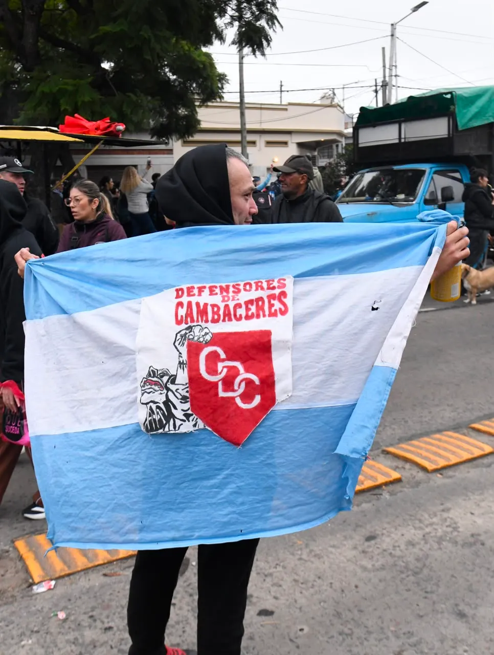 Los fanáticos despidieron al Indio Solari. (Diego Haliasz)