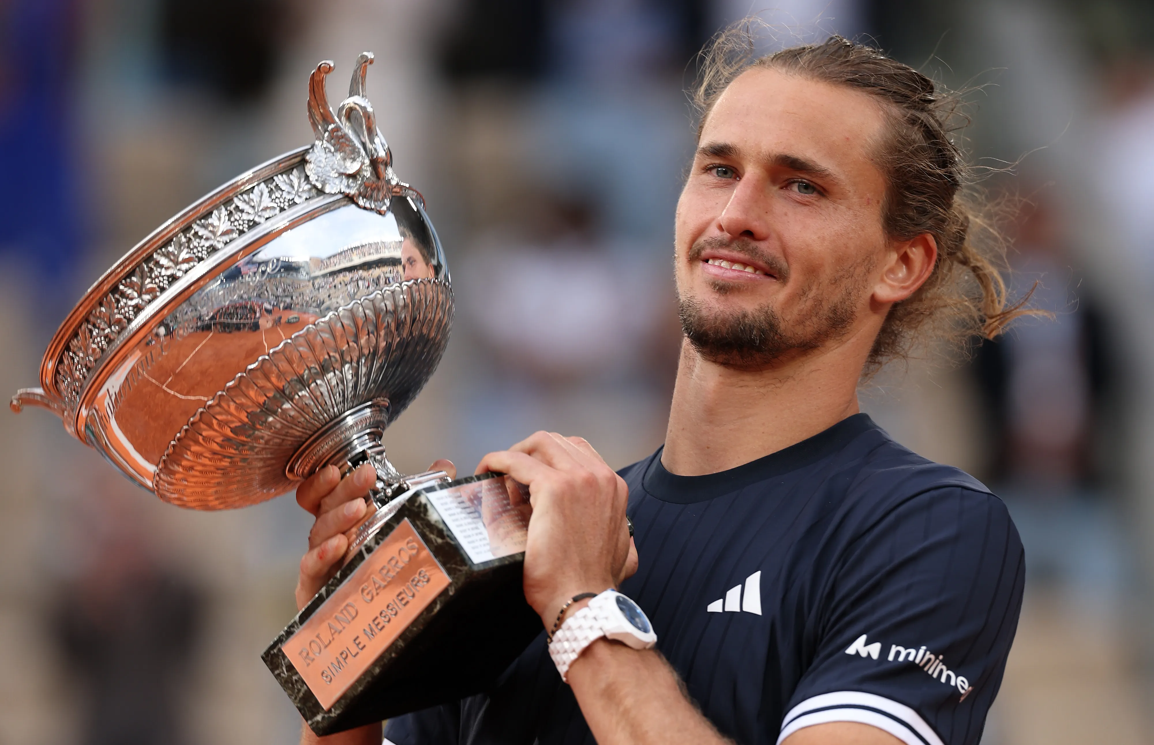 Zverev, campeón de Roland Garros 2026. (Foto: Getty).