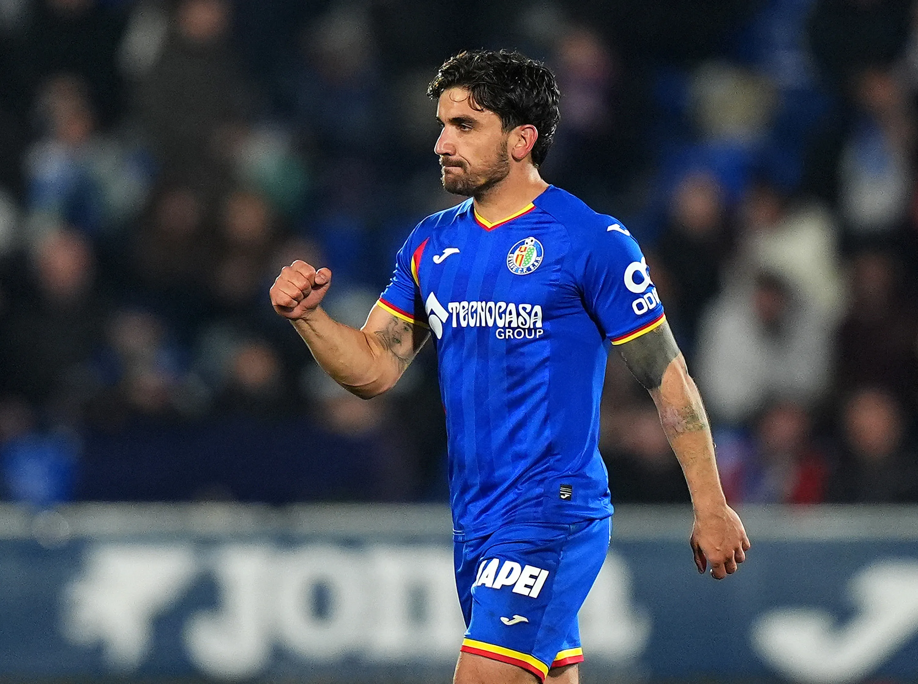Mauro Arambarri, durante su estadía en Getafe. (Getty Images)