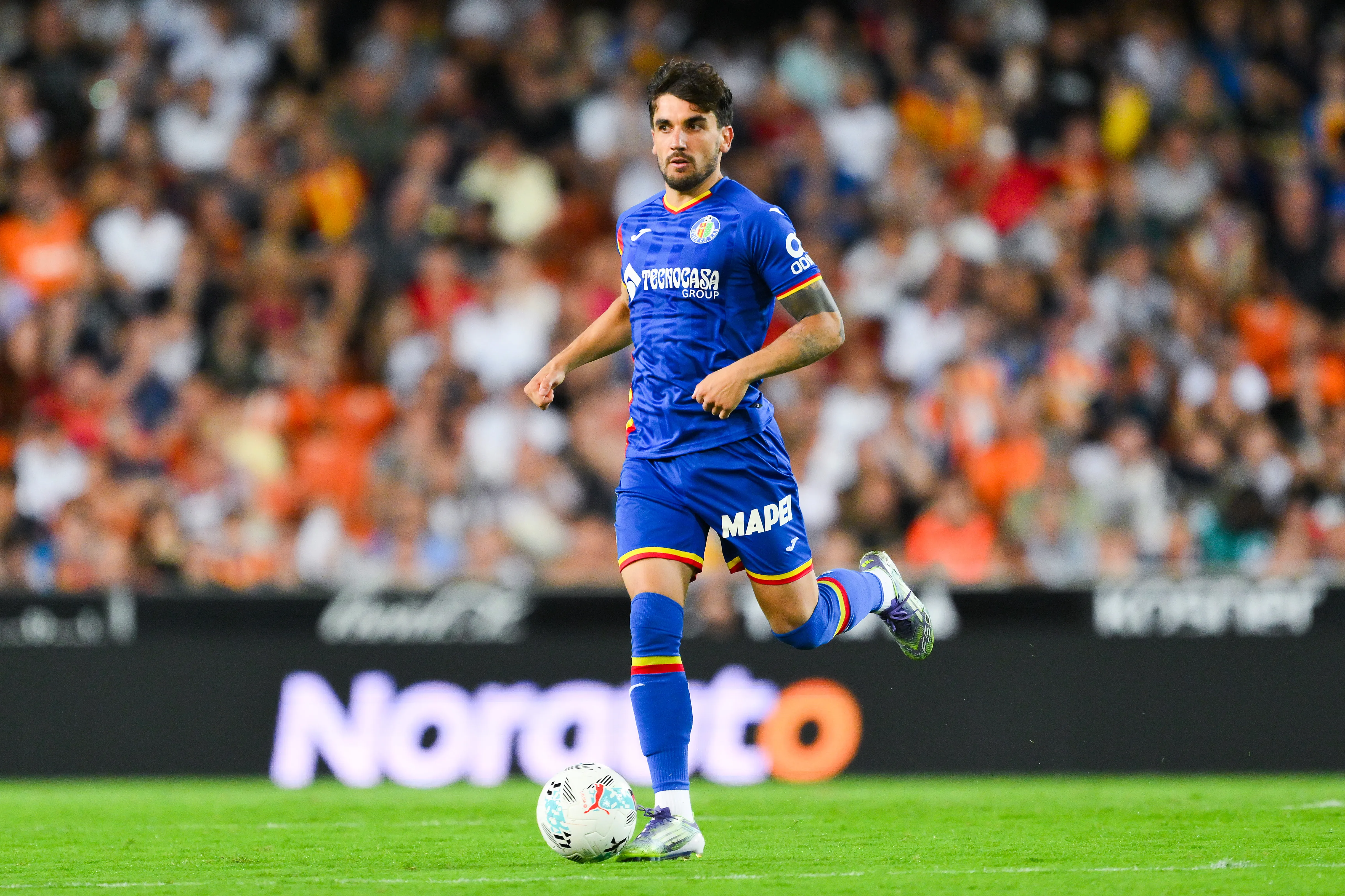 Mauro Arambarri, durante su estadía en Getafe. (Getty Images)