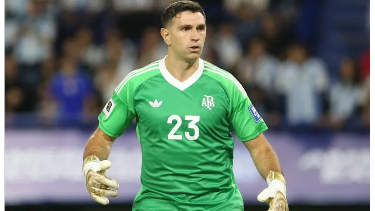 Emiliano Martínez, arquero de la Selección Argentina.