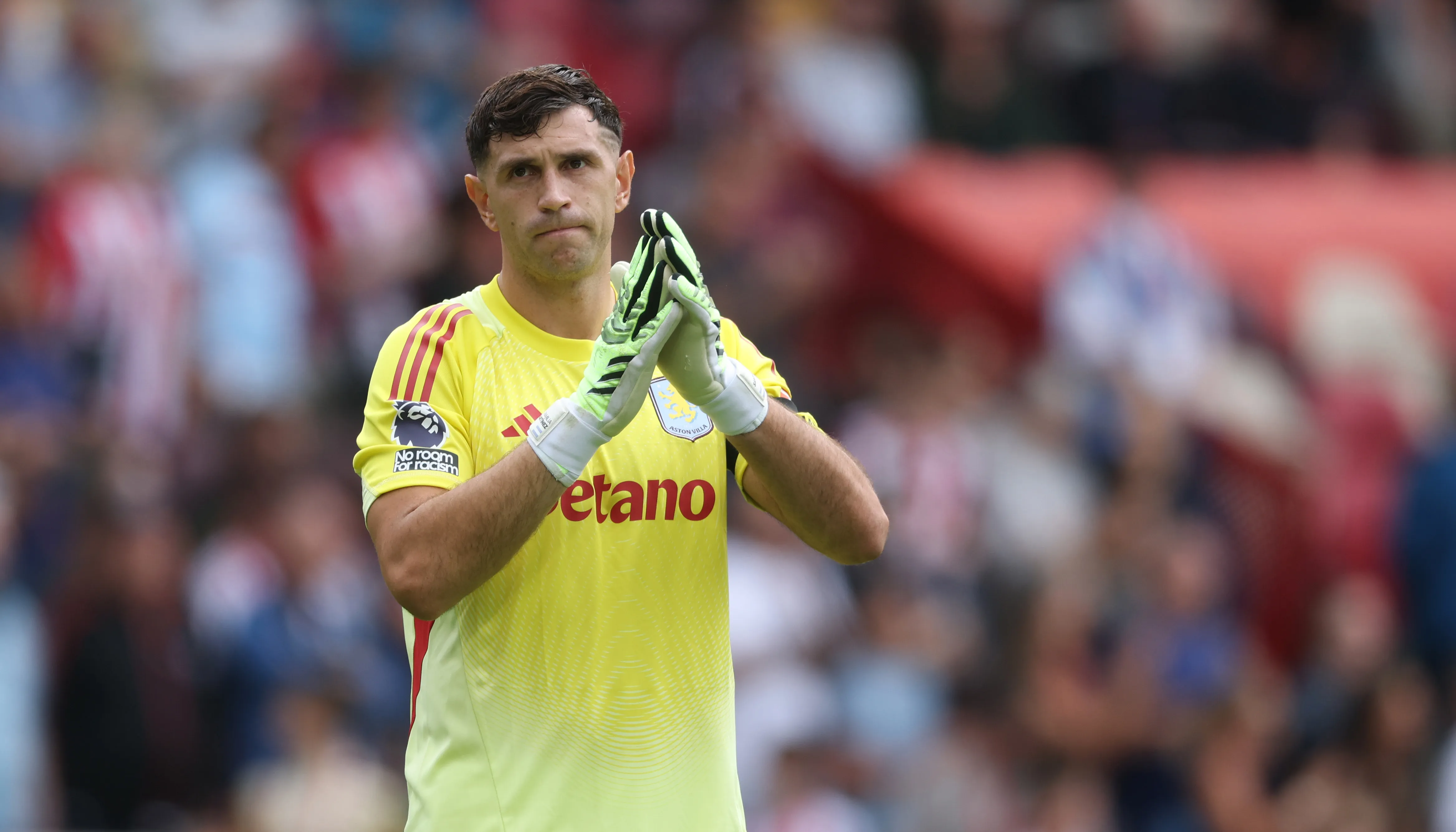 Emiliano Martínez, arquero argentino de Aston Villa. (Getty Images)