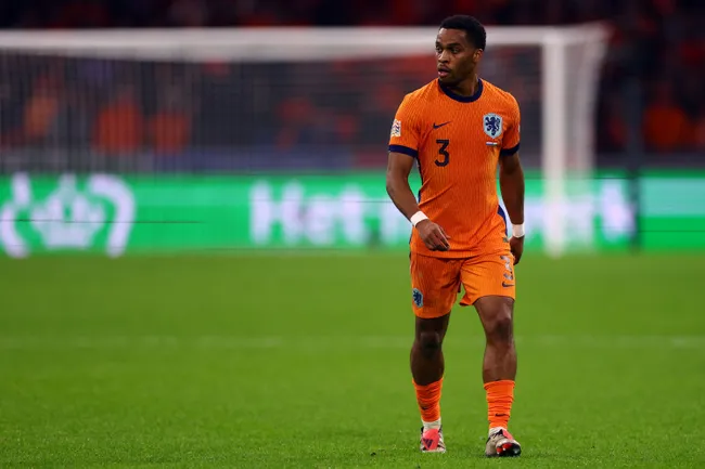 Jurrien Timber, en la Selección de Países Bajos. (Getty Images)