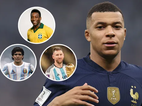Mbappé ubicó a Maradona y Messi por detrás de Pelé