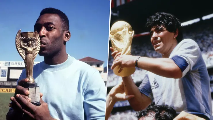Pelé, Diego Maradona y Lionel Messi, entre los jugadores más influyentes de la historia de la Copa del Mundo.