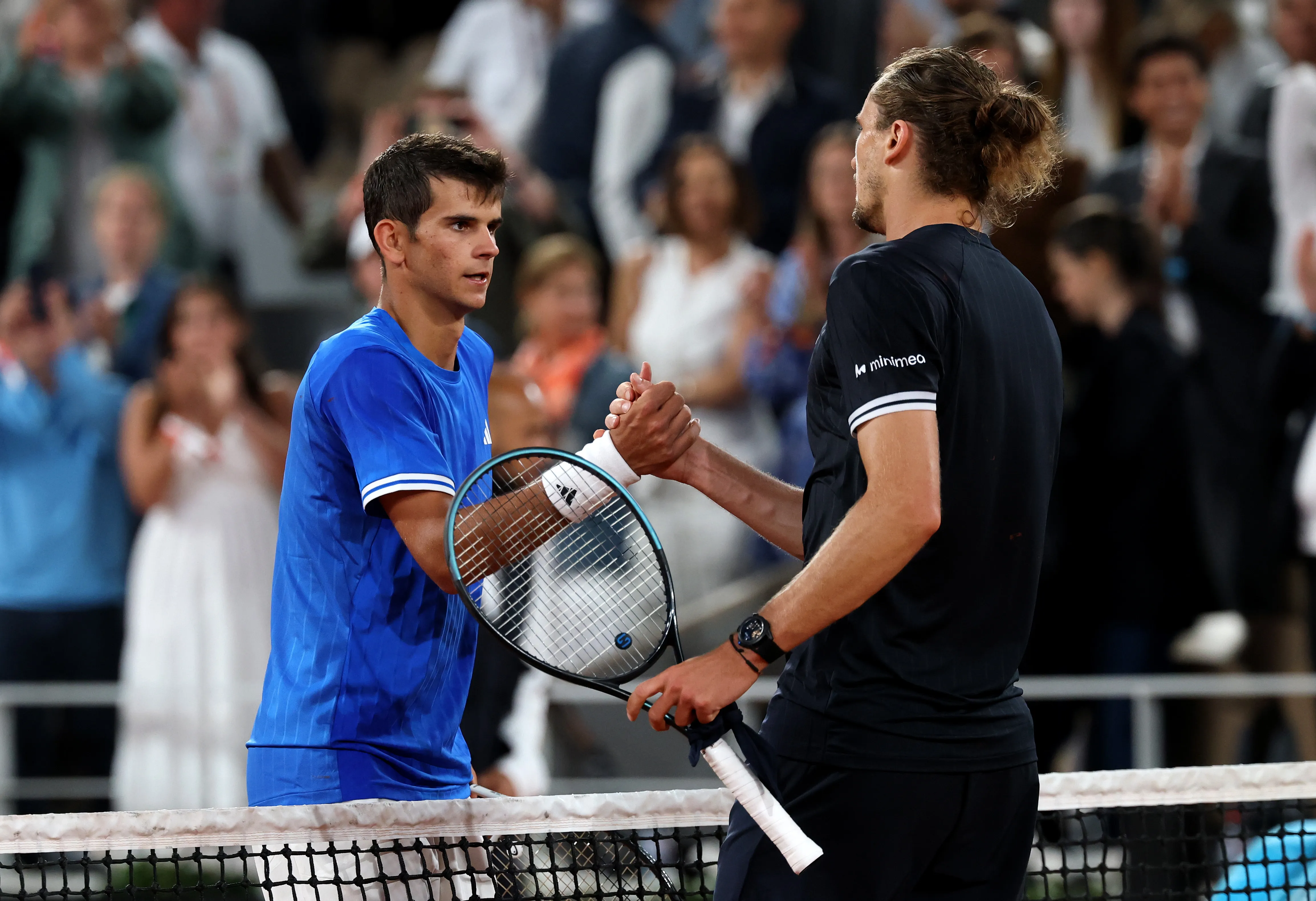 Jódar cayó antes Zverev por los cuartos de final de Roland Garros. (Foto: Getty).
