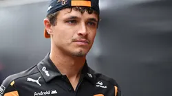 Lando Norris no se sube al auto en la FP1 de Barcelona