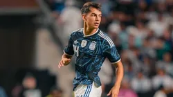 Joaquín Freitas frente a Honduras.