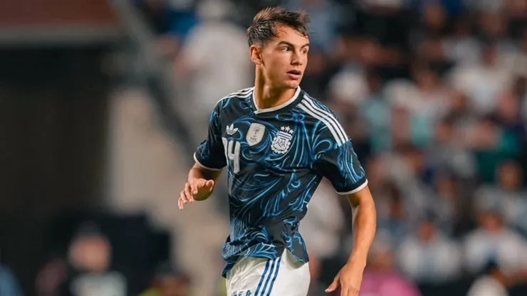 Joaquín Freitas frente a Honduras.