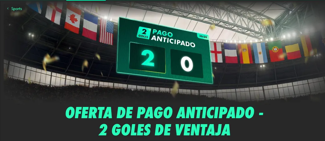Tomada desde bet365