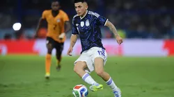 Thiago Almada en la Selección Argentina.