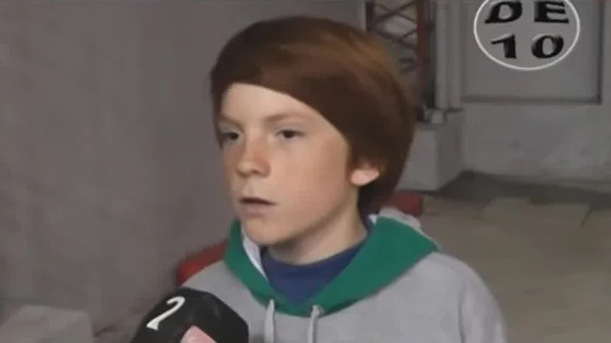 Colo Barco en su infancia (Captura ESPN)