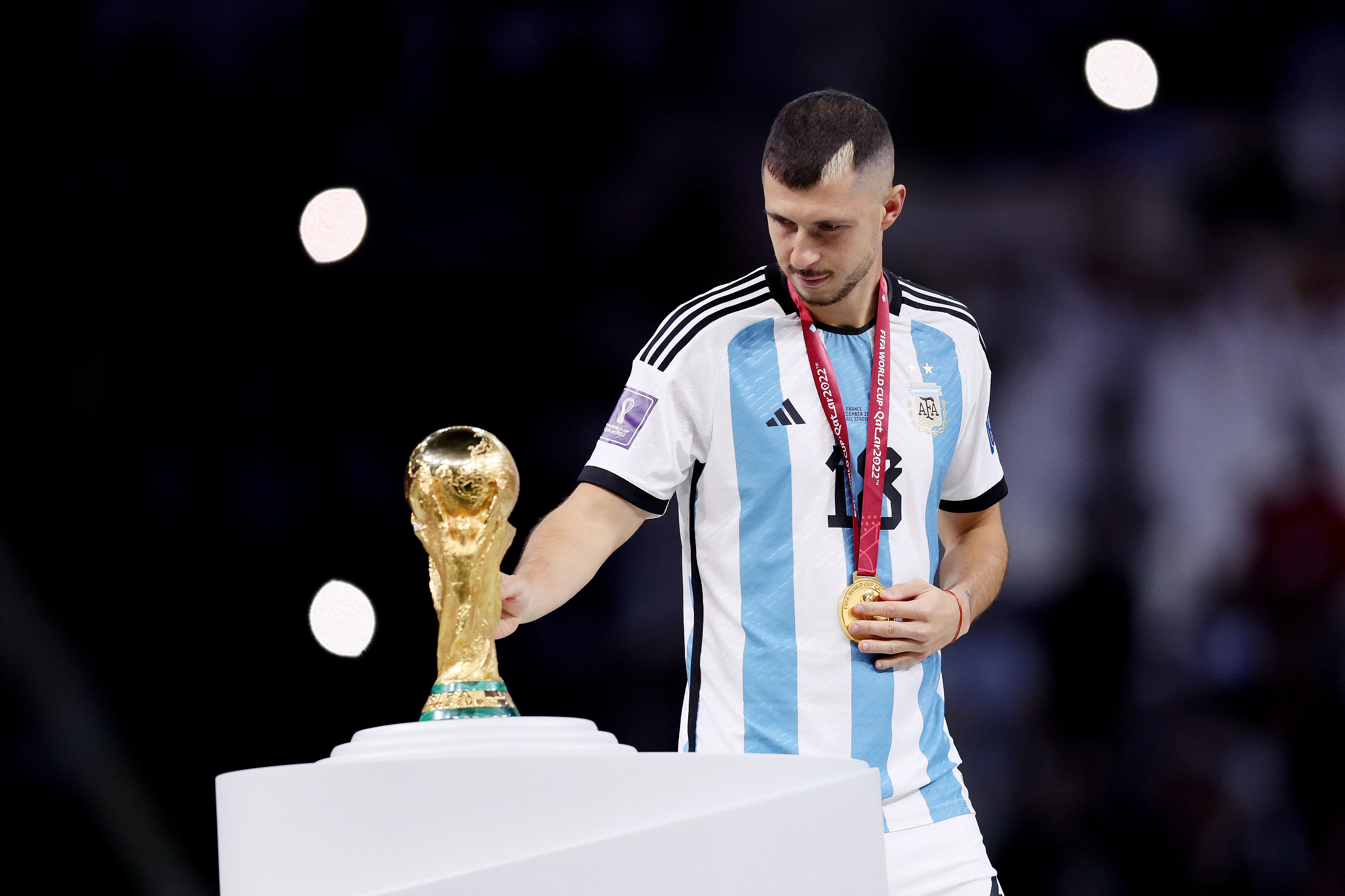 Guido Rodríguez, una de las opciones de Lionel Scaloni para suplantar a Leonardo Balerdi en la lista de 26. Getty Images