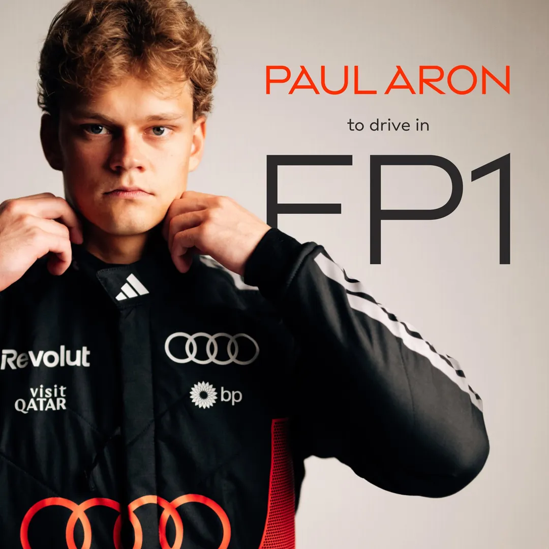 Paul Aron correrá con Audi en Barcelona y Austria.