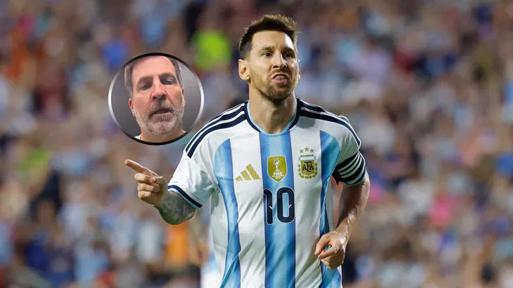 Messi festejando su gol ante Islandia.