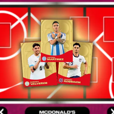 Cómo conseguir las nuevas figuritas doradas de McDonald’s del Álbum Virtual PANINI del Mundial 2026