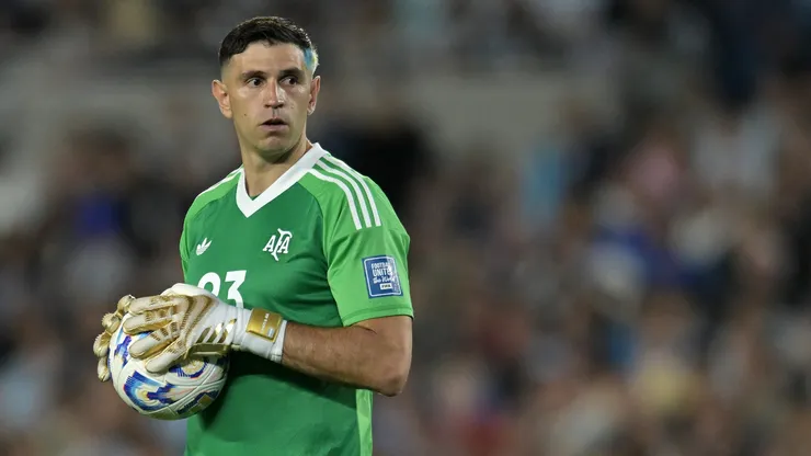 Dibu Martínez, arquero de la Selección Argentina.