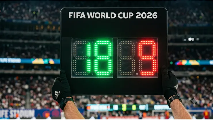 ¿Se puede hacer un cambio extra en el tiempo suplementario del Mundial?