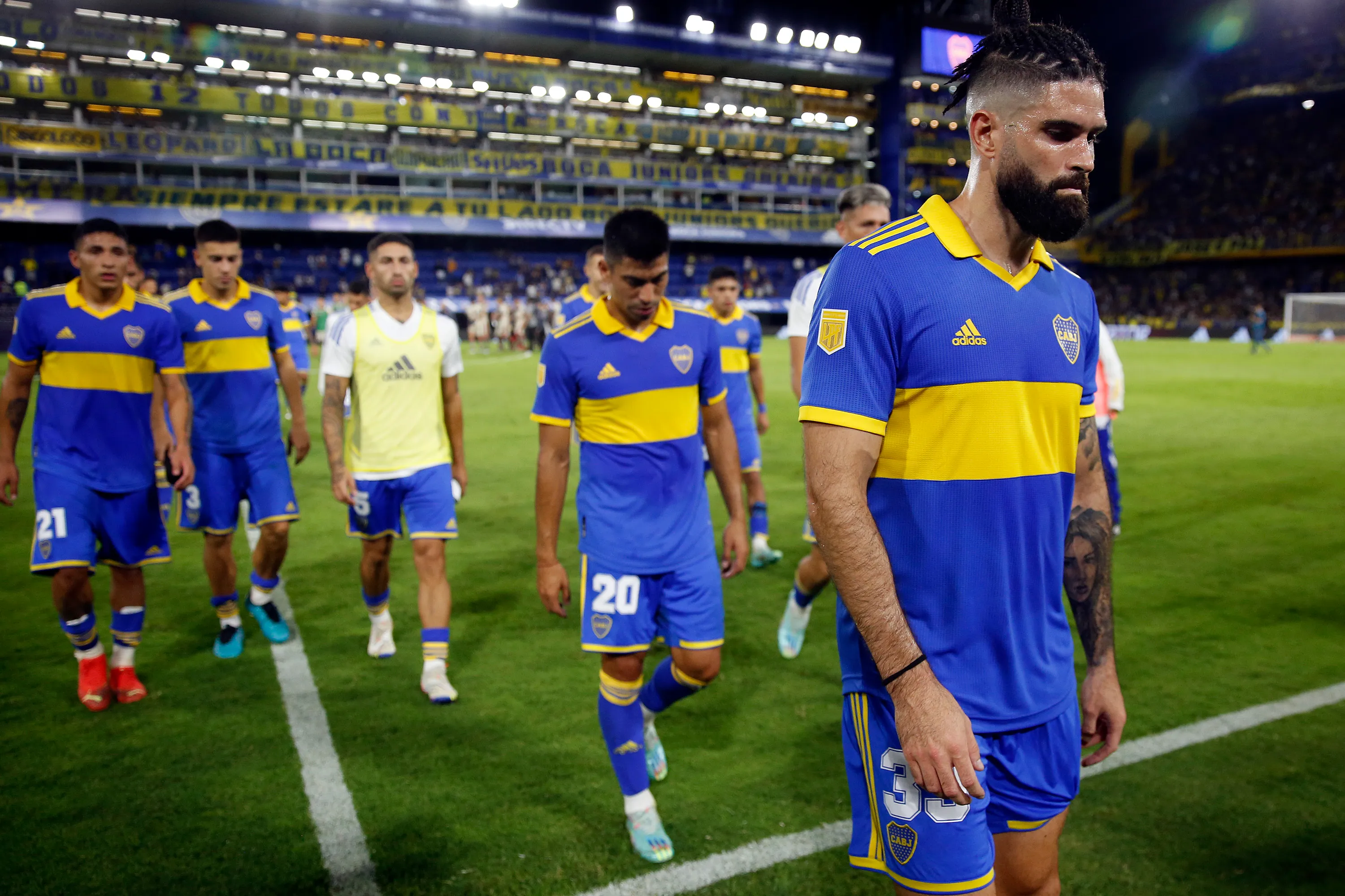 Nicolás Orsini y Juan Ramírez rescindirían su vínculo con Boca. (Daniel Jayo/Getty Images)