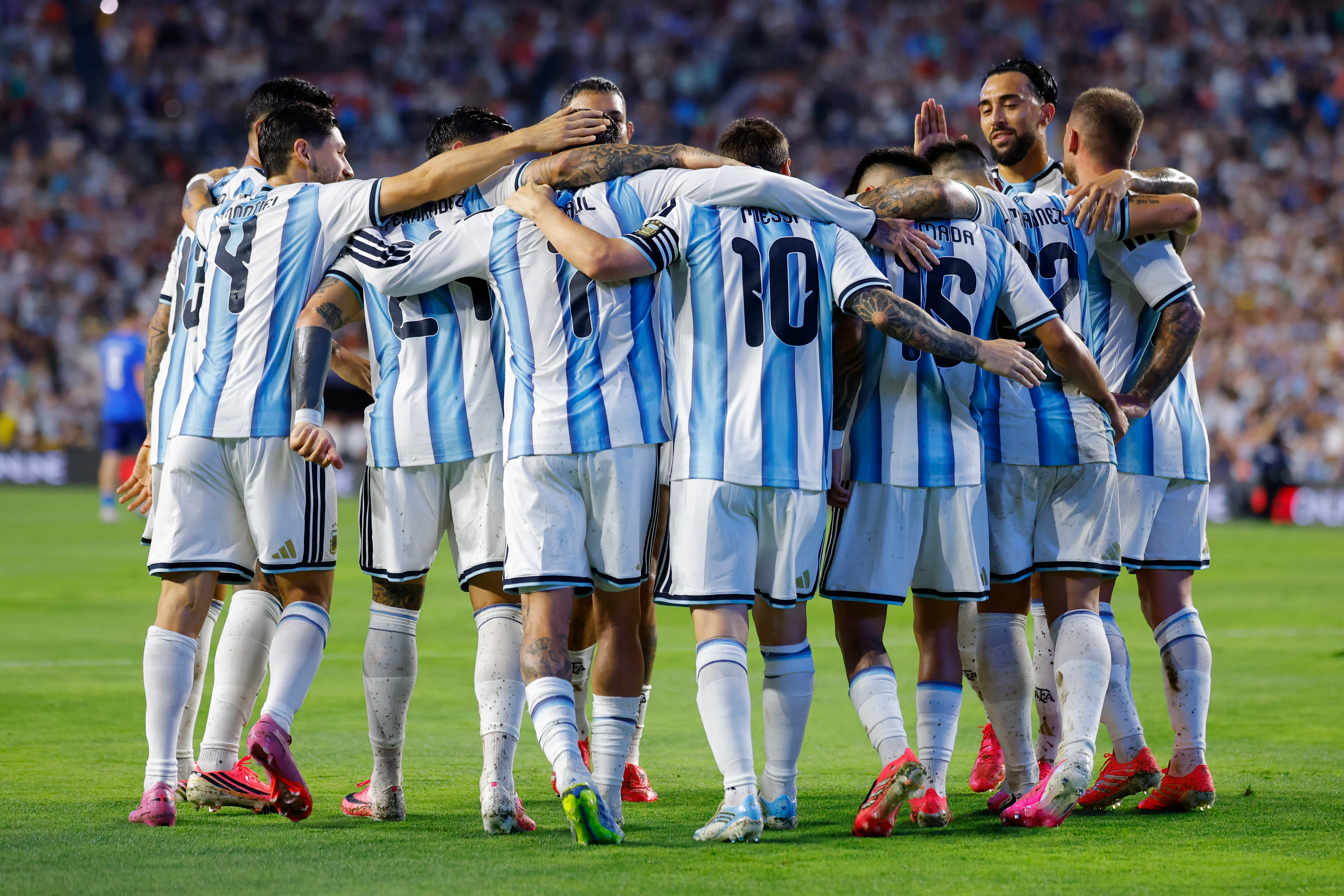 Argentina llega al Mundial en un buen momento. (Getty).