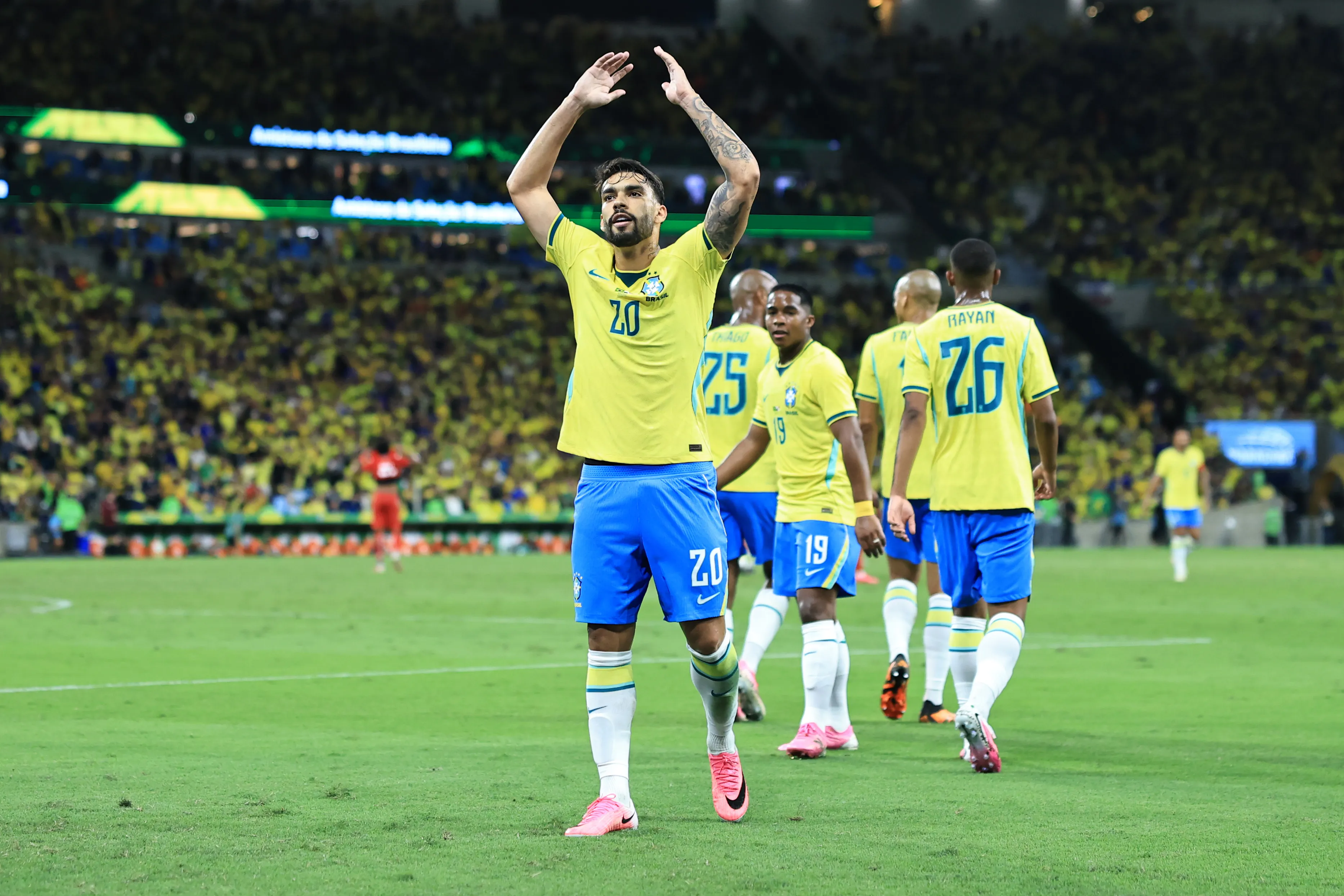 Lucas Paquetá, uno de los referentes del plantel de Brasil. (Getty).