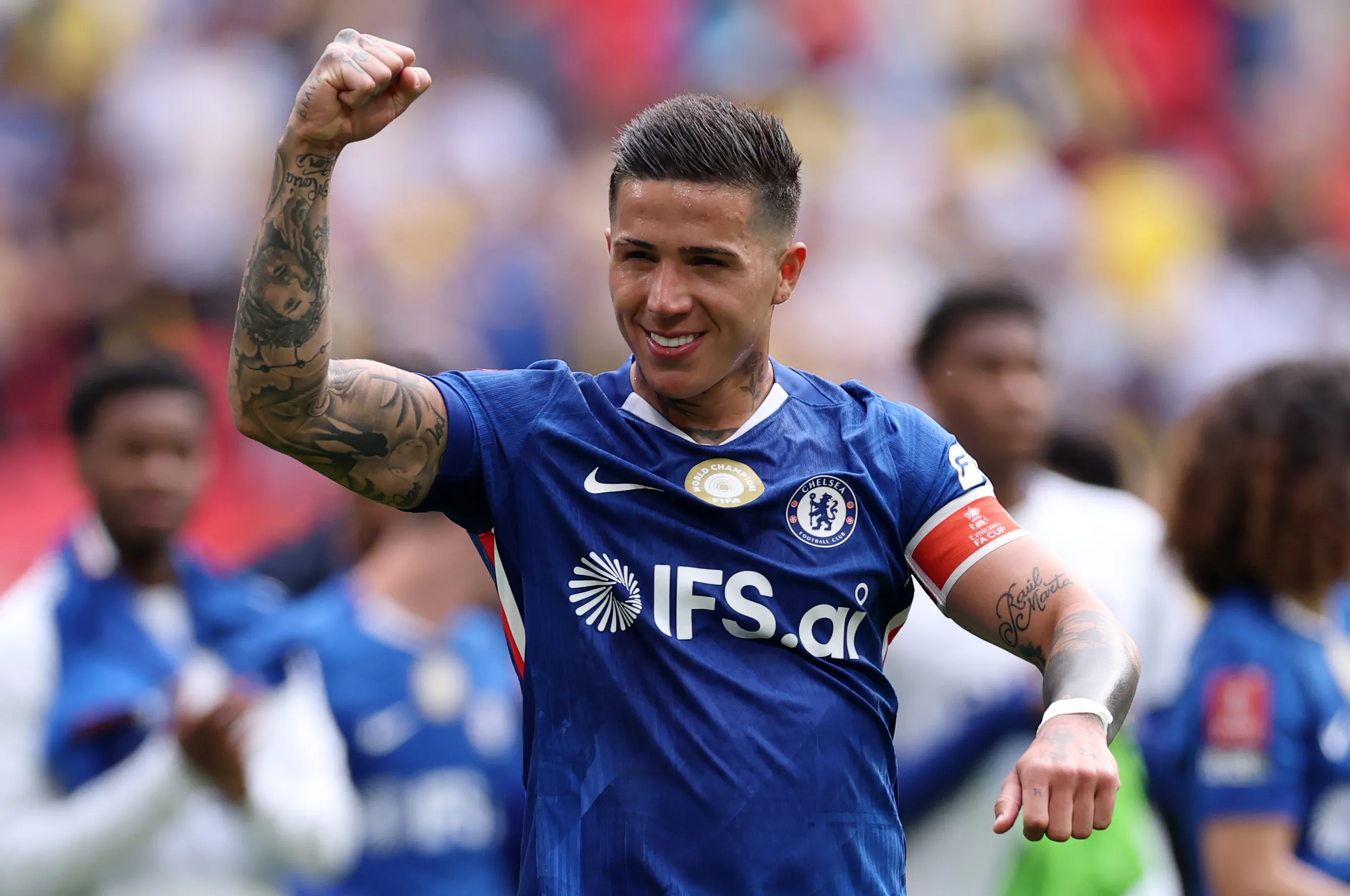 Enzo Fernández en Chelsea. (Foto: Getty)