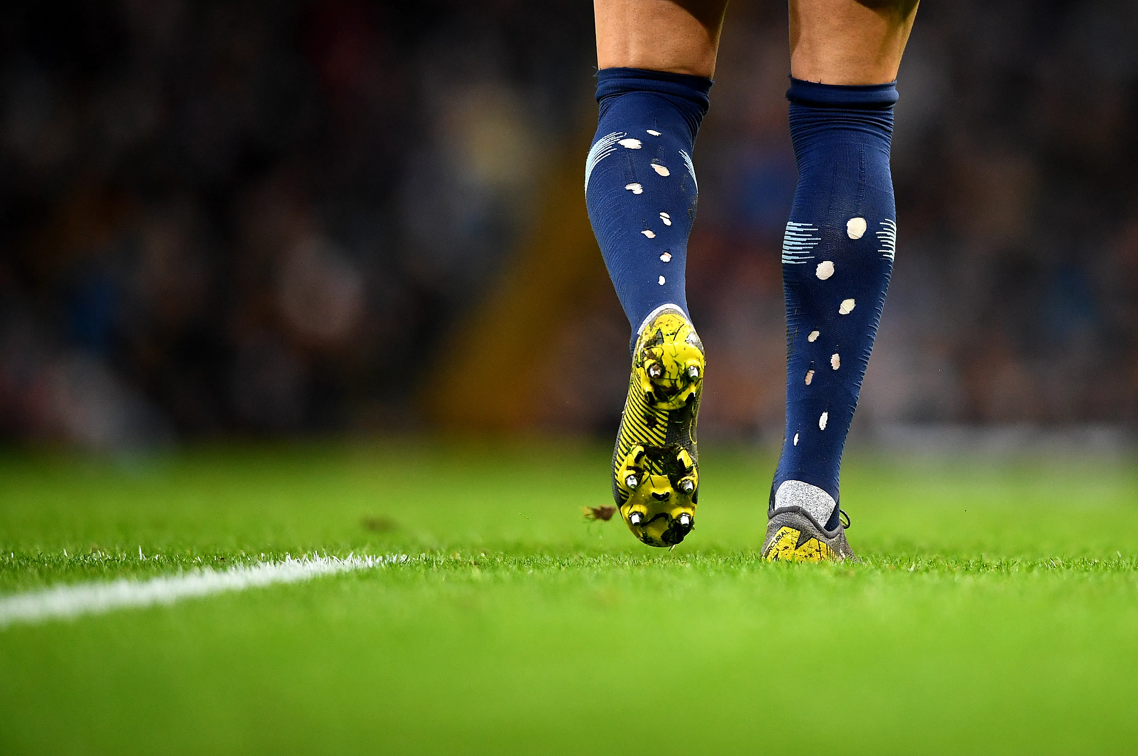 Las medias de Kyle Walker. (Getty Images)