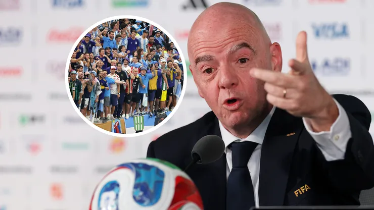 Gianni Infantino destacó el color que aportó la hinchada argentina a la Copa del Mundo de Qatar 2022.