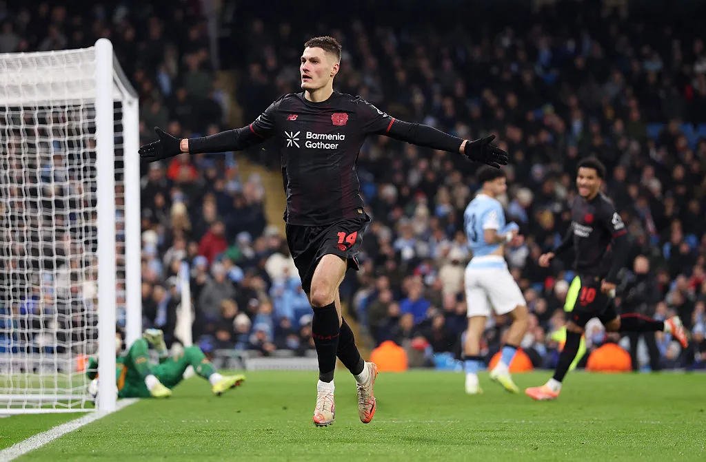 Schick lleva varias temporadas como el delantero titular del Leverkusen. (Getty)